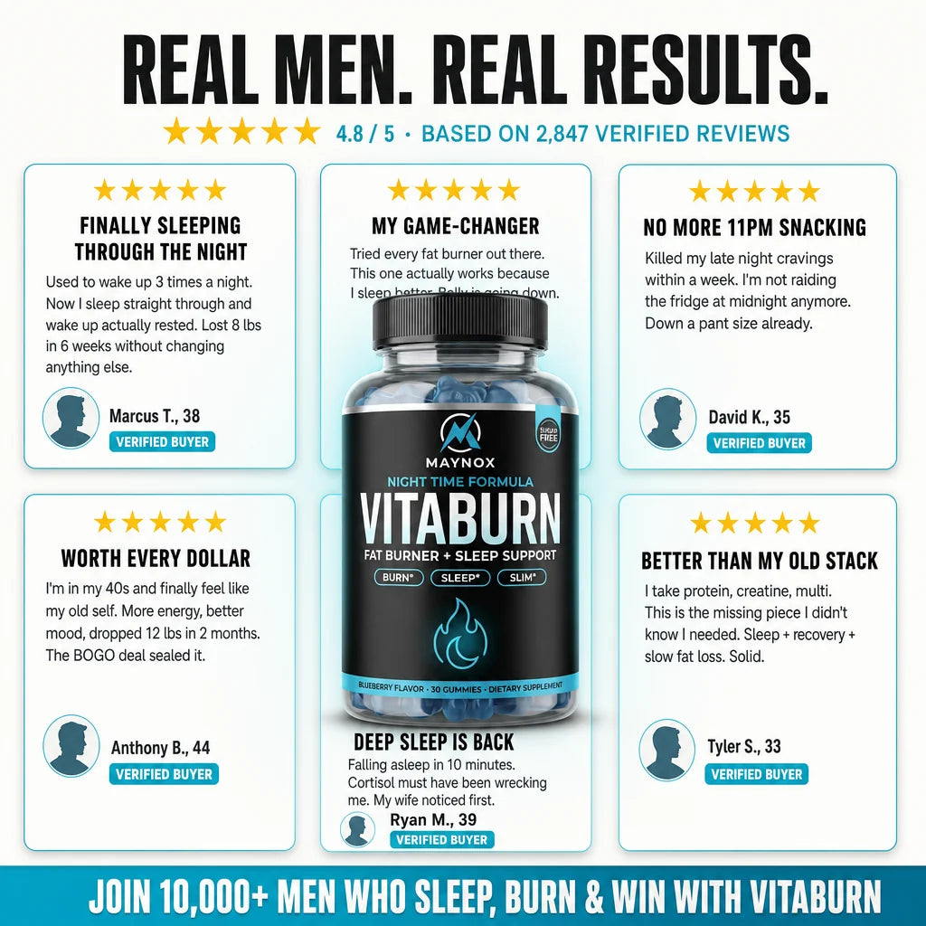 VitaBurn 24-Hour System / Fat Burner Gummies for Men