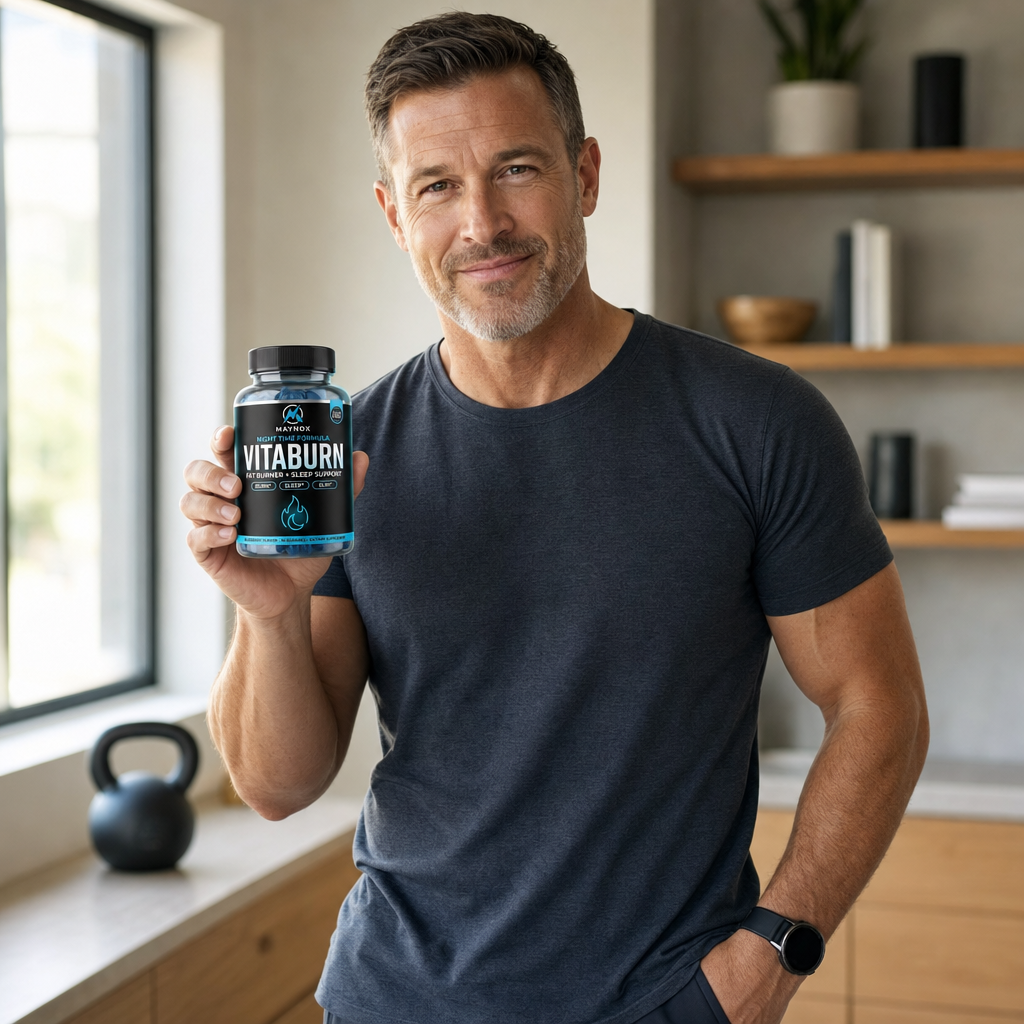 VitaBurn | Nighttime Fat Burner Gummies for Men with Melatonin - Blueb ...